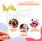 31Pcs Wedding Photo Booth Props – Funny Photo Booth Accessories with Variety Themes – Diverse & Vibrant Props for Photobooth, Designed to Elevate Wedding, Birthday & Party Photoshoots